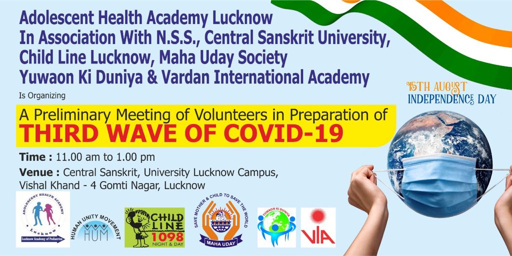 A preliminary Meeting of Volunteers in Preparation of THIRD WAVE OF COVID-19