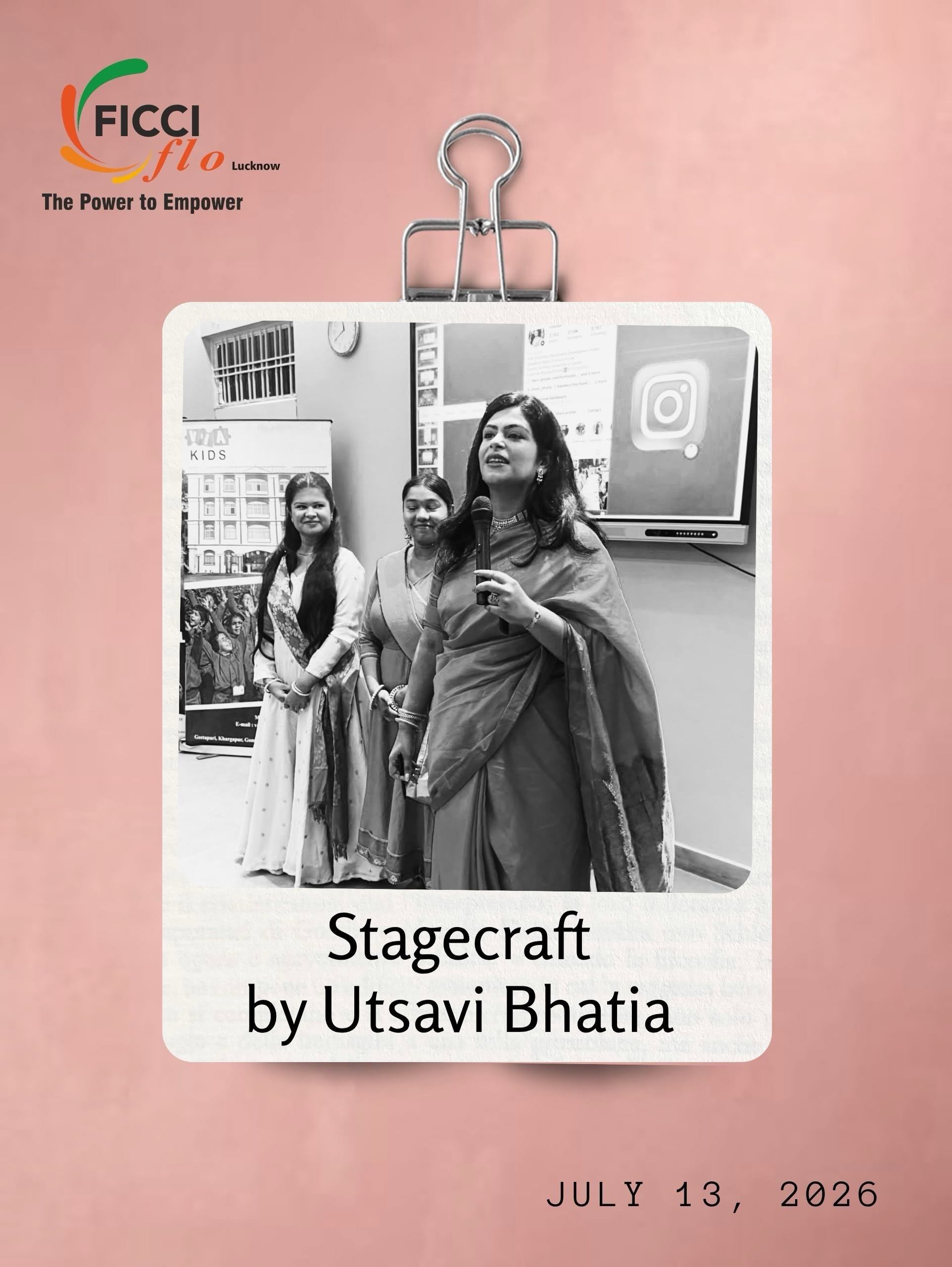 FLO LUCKNOW SUCCESSFULLY HOSTED STAGECRAFT CREATING FUTURES THROUGH PERFORMING ARTS