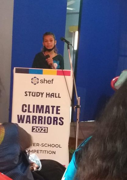 Inter School Competition Topic - Climate Warriors Participants 
