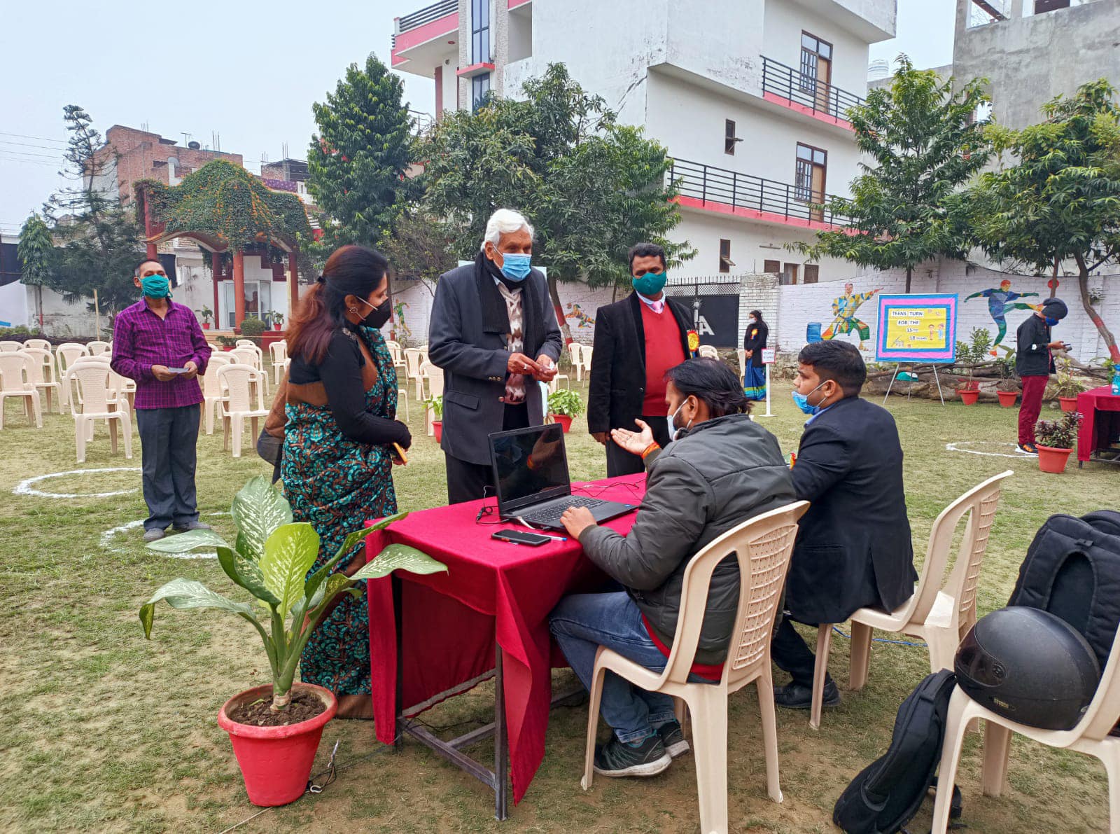 Mega Vaccination Camp at VIA for all age groups