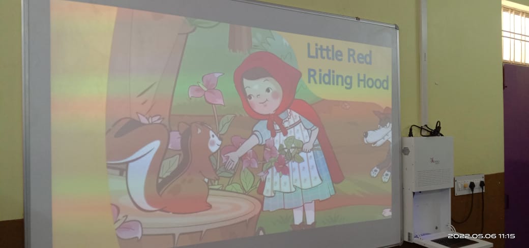 Story Telling session for the Pre- Primary Wing.