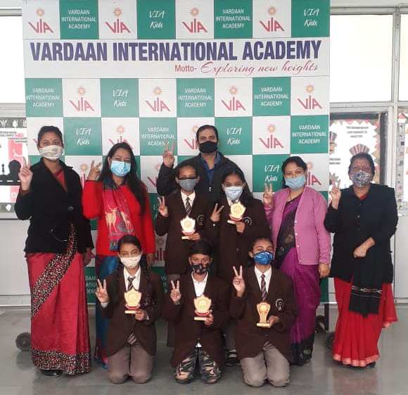 Students Felicitated by Adolescent Health Academy