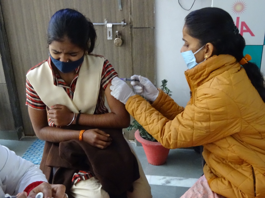 vaccination Campt at VIA (15-18 years) only