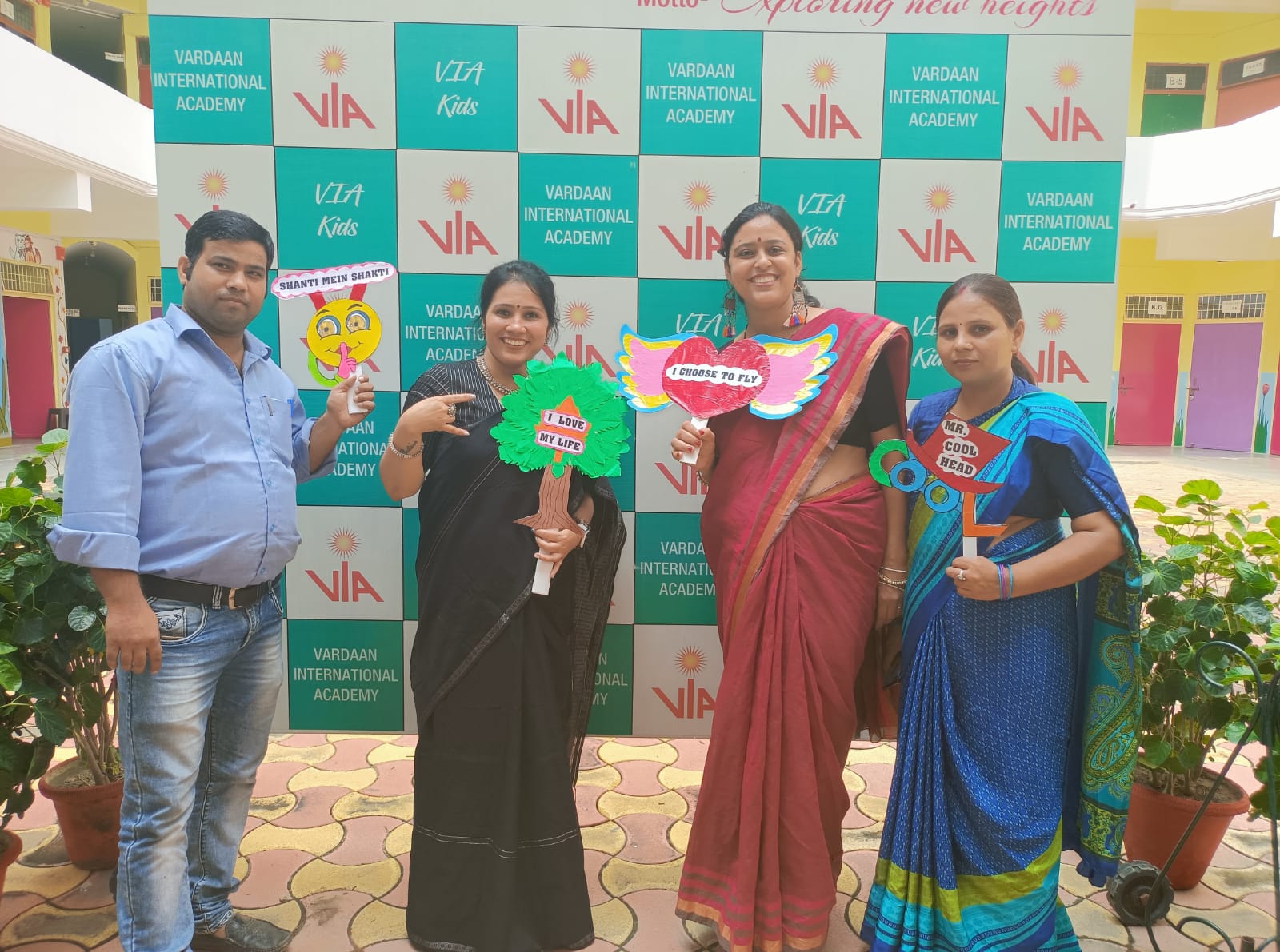 Workshop on Stress Management by Principal Richa Khanna at VIA